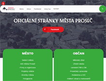 Tablet Screenshot of mestoprosec.cz